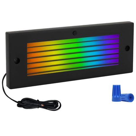 STLA02 RGBCW Low Voltage Grilled Step Lights Package | Outdoor