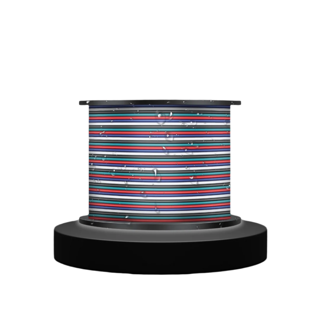 Ribbon Cable LEADTOPS 3 Pin Conductor Extension Wire 10 M 22 AWG Gauge Tinned Copper Cable Cord Stranded For 5/12V DC WS2812B WS2811 Dream Color RGB LED Strip Led Strip Light 10m - 9