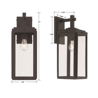 Byron 1 Light Outdoor Sconce 6.5