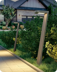 ALP21 4-Pack 5.5W 3000K LED Landscape Pathway Light Package, 12V Low Voltage Modern Path Lights