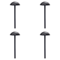 CDPA80 4x/8x/12x Package 5W 12V-24V AC/DC Low Voltage Dome-shaped Umbrella Hat 3000K Warm White Integrated LED Aluminum Path Light
