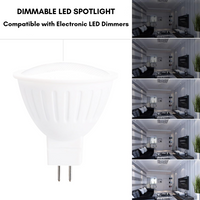 CE y RoHS ligeros impermeables ahorros de energía de Dimmable de los bulbos LED de MR16 5W certificados