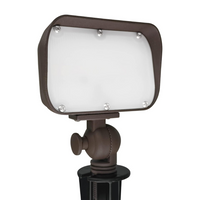 FLAA11 Integrated LED 7W and 12W Aluminum Flood Light with Adjustable Knuckle Mount Low Voltage Outdoor Lighting IP65