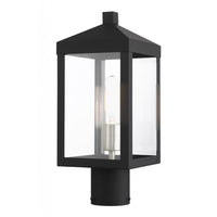 20590-04 Nyack Outdoor Classics 1 E12 Medium Base Light Bulb Socket Small Outdoor Post Top Lantern 6.25