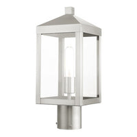 20590-91 Nyack Outdoor Classics 1 E26 Medium Base Light Bulb Socket Small Outdoor Post Top Lantern 6.25