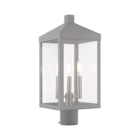 20592-80 Nyack Outdoor Classics 1 E12 Candelabra Base Light Bulb Socket Medium Outdoor Post Top Lantern 8.25