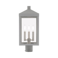 20592-80 Nyack Outdoor Classics 1 E12 Candelabra Base Light Bulb Socket Medium Outdoor Post Top Lantern 8.25