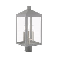 20592-80 Nyack Outdoor Classics 1 E12 Candelabra Base Light Bulb Socket Medium Outdoor Post Top Lantern 8.25
