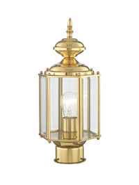 2117-02 Outdoor Classics Medium Base Light Bulb Socket Outdoor Post Top Lantern 14.5