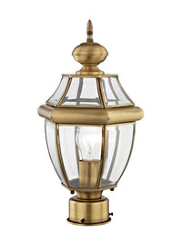 2153-01 Monterey Medium Base Light Bulb Socket Small Outdoor Post Top Lantern 16.5