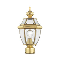 2153-02 Monterey Medium Base Light Bulb Socket Small Outdoor Post Top Lantern 16.5