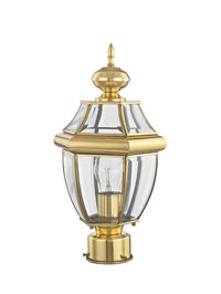 2153-02 Monterey Medium Base Light Bulb Socket Small Outdoor Post Top Lantern 16.5