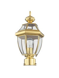 2153-02 Monterey Medium Base Light Bulb Socket Small Outdoor Post Top Lantern 16.5