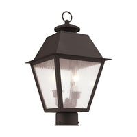 2166-07 Mansfield Candelabra Base Light Bulb Socket Medium Outdoor Post Top Lantern 9