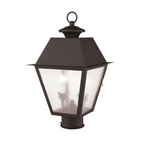 2166-07 Mansfield Candelabra Base Light Bulb Socket Medium Outdoor Post Top Lantern 9