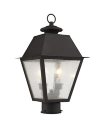 2166-07 Mansfield Candelabra Base Light Bulb Socket Medium Outdoor Post Top Lantern 9