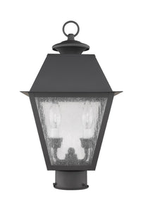 2166-07 Mansfield Candelabra Base Light Bulb Socket Medium Outdoor Post Top Lantern 9