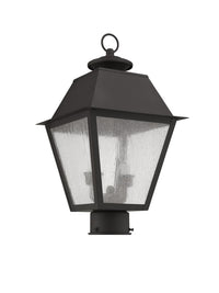 2166-07 Mansfield Candelabra Base Light Bulb Socket Medium Outdoor Post Top Lantern 9