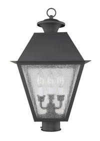 2169-04 Mansfield Candelabra Base Light Bulb Socket Large Outdoor Post Top Lantern 12