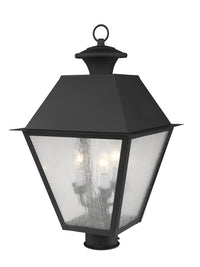 2169-04 Mansfield Candelabra Base Light Bulb Socket Large Outdoor Post Top Lantern 12