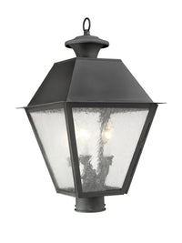 2169-61 Mansfield Candelabra Base Light Bulb Socket Large Outdoor Post Top Lantern 12