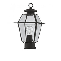 2182-04 Westover Medium Base Light Bulb Socket Small Outdoor Post Top Lantern 7.5
