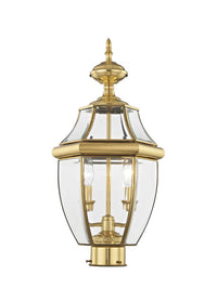 2254-02 Monterey Candelabra Base Light Bulb Socket Medium Outdoor Post Top Lantern 21.5
