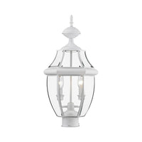 2254-03 Monterey Candelabra Base Light Bulb Socket Medium Outdoor Post Top Lantern 21.5