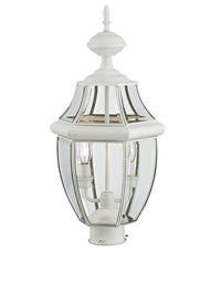 2254-03 Monterey Candelabra Base Light Bulb Socket Medium Outdoor Post Top Lantern 21.5