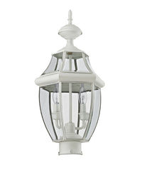 2254-03 Monterey Candelabra Base Light Bulb Socket Medium Outdoor Post Top Lantern 21.5