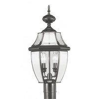 2254-04 Monterey Candelabra Base Light Bulb Socket Medium Outdoor Post Top Lantern 21.5