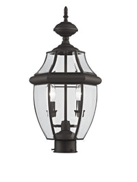 2254-07 Monterey Candelabra Base Light Bulb Socket Medium Outdoor Post Top Lantern 21.5