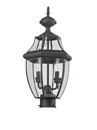 2254-07 Monterey Candelabra Base Light Bulb Socket Medium Outdoor Post Top Lantern 21.5