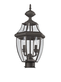 2254-07 Monterey Candelabra Base Light Bulb Socket Medium Outdoor Post Top Lantern 21.5
