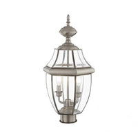 2254-91 Monterey Candelabra Base Light Bulb Socket Medium Outdoor Post Top Lantern 21.5