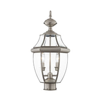 2254-91 Monterey Candelabra Base Light Bulb Socket Medium Outdoor Post Top Lantern 21.5