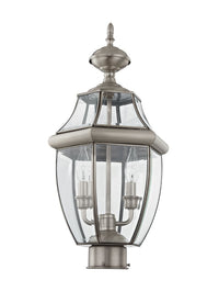 2254-91 Monterey Candelabra Base Light Bulb Socket Medium Outdoor Post Top Lantern 21.5