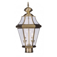 2264-01 Georgetown Candelabra Base Light Bulb Socket Medium Outdoor Post Top Lantern 21