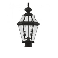 2264-04 Georgetown Candelabra Base Light Bulb Socket Medium Outdoor Post Top Lantern 21