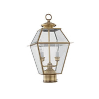 2284-01 Westover Candelabra Base Light Bulb Socket Medium Outdoor Post Top Lantern 9