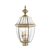2354-01 Monterey Candelabra Base Light Bulb Socket Large Outdoor Post Top Lantern 23.5