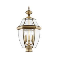 2354-01 Monterey Candelabra Base Light Bulb Socket Large Outdoor Post Top Lantern 23.5