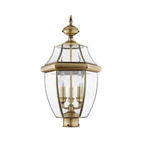 2354-01 Monterey Candelabra Base Light Bulb Socket Large Outdoor Post Top Lantern 23.5