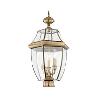 2354-01 Monterey Candelabra Base Light Bulb Socket Large Outdoor Post Top Lantern 23.5