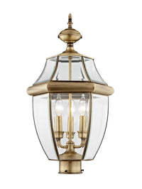 2354-01 Monterey Candelabra Base Light Bulb Socket Large Outdoor Post Top Lantern 23.5