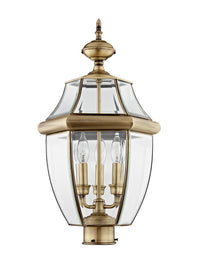 2354-01 Monterey Candelabra Base Light Bulb Socket Large Outdoor Post Top Lantern 23.5