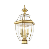 2354-02 Monterey Candelabra Base Light Bulb Socket Large Outdoor Post Top Lantern 23.5