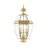 2354-02 Monterey Candelabra Base Light Bulb Socket Large Outdoor Post Top Lantern 23.5