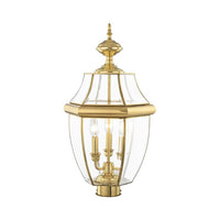 2354-02 Monterey Candelabra Base Light Bulb Socket Large Outdoor Post Top Lantern 23.5