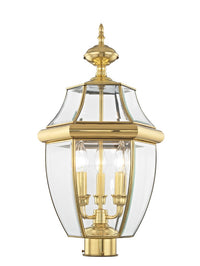 2354-02 Monterey Candelabra Base Light Bulb Socket Large Outdoor Post Top Lantern 23.5